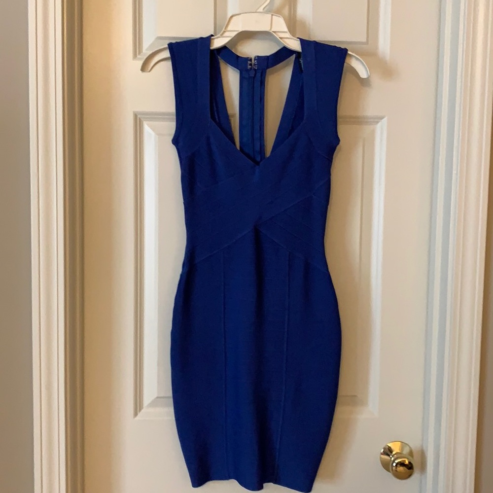 Royal blue cocktail/party/club dress